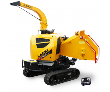 Powerful chipper on tracked chassis with remote controller LS 160 DW Track